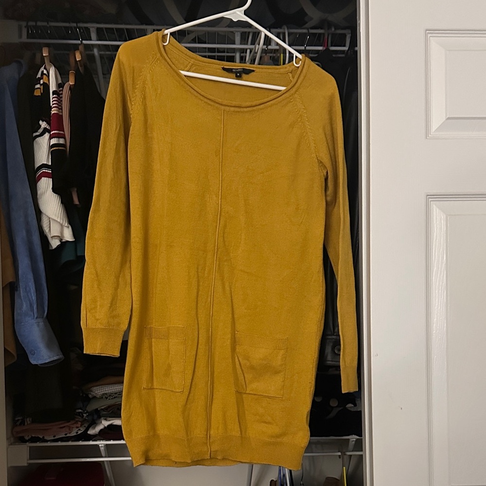 Vibrant Yellow Knit Top/Tunic